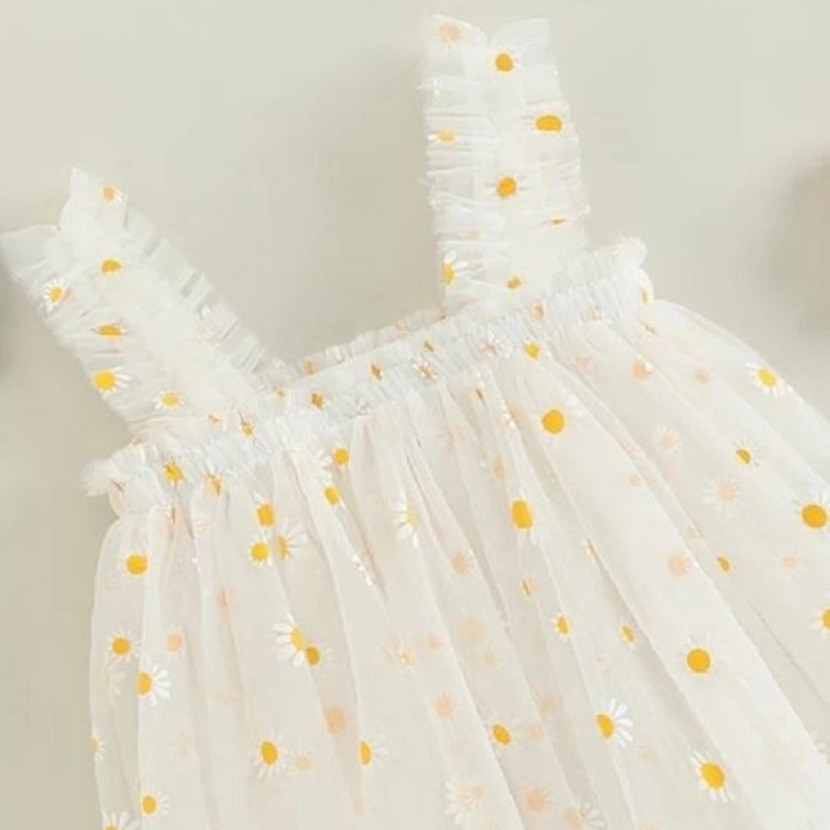 Baby Toddler Kid Spring Daisy Tulle Dress