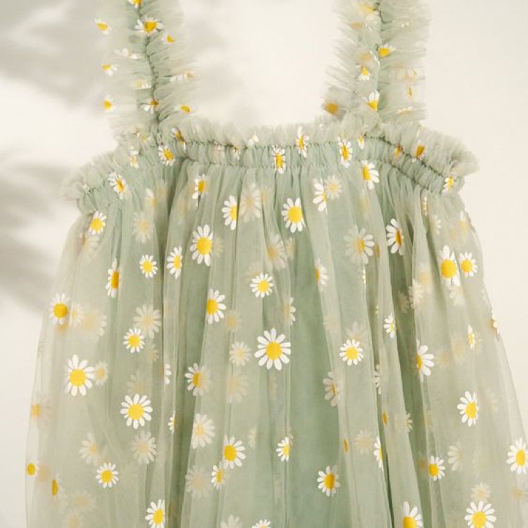 Baby Toddler Kid Spring Daisy Tulle Dress