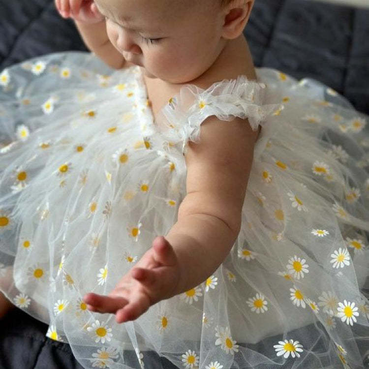 Baby Toddler Kid Spring Daisy Tulle Dress