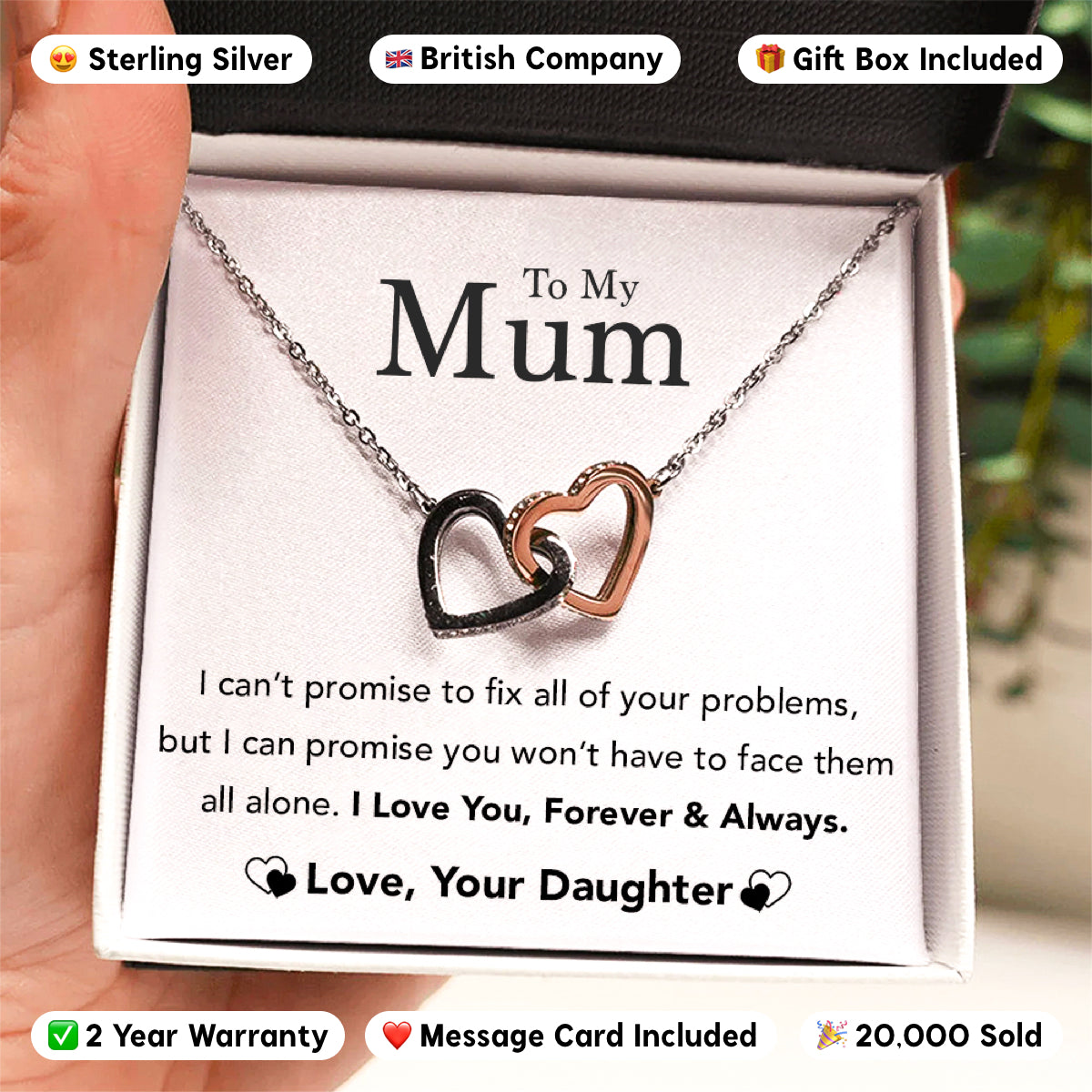 Personalised Mum Necklace | Custom Grandma Gift | Family Necklace | Name  Jewellery | Gift For Her | Grandchildren Necklace | Gift For Nanny