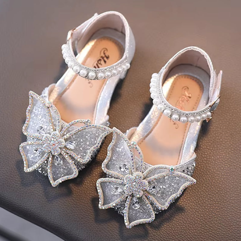 Girls Butterfly Sparkle Flats