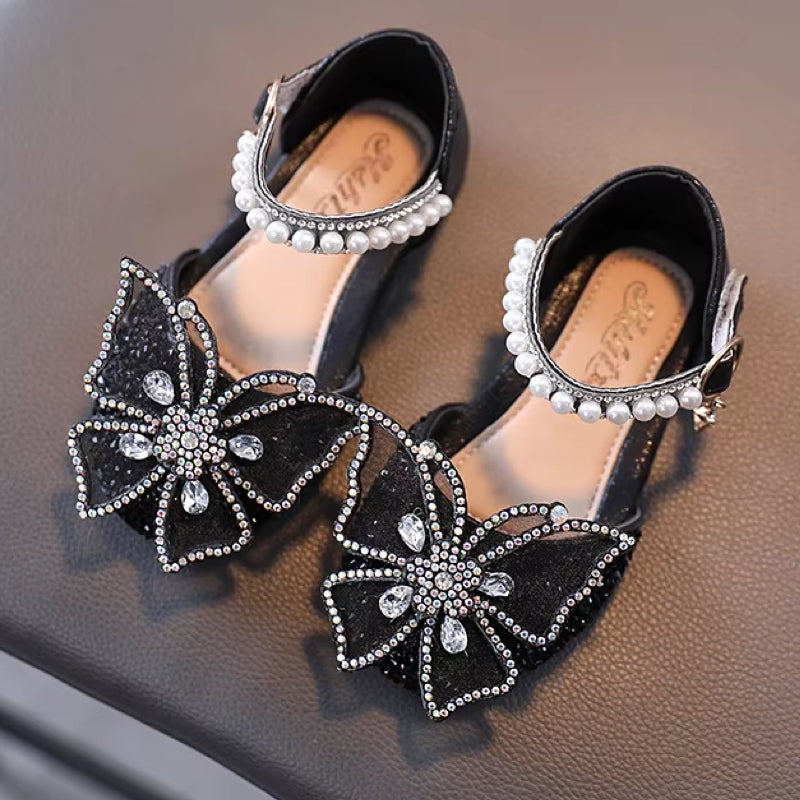 Girls Butterfly Sparkle Flats