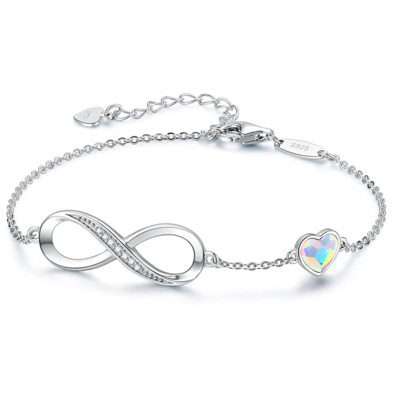 Infinity Love S925 Adjustable Bracelet